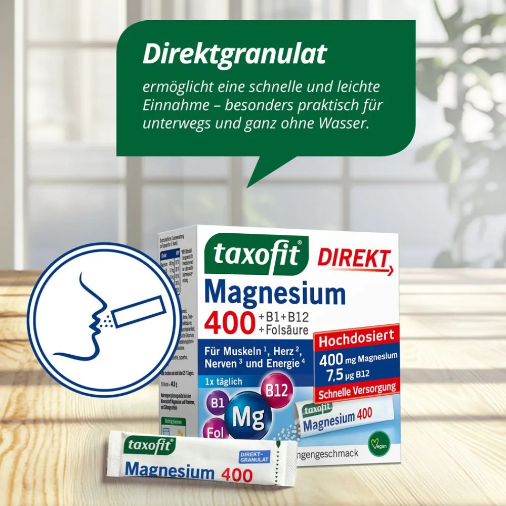 ® Magnesium 400 Direkt-Granulat>taxofit Best