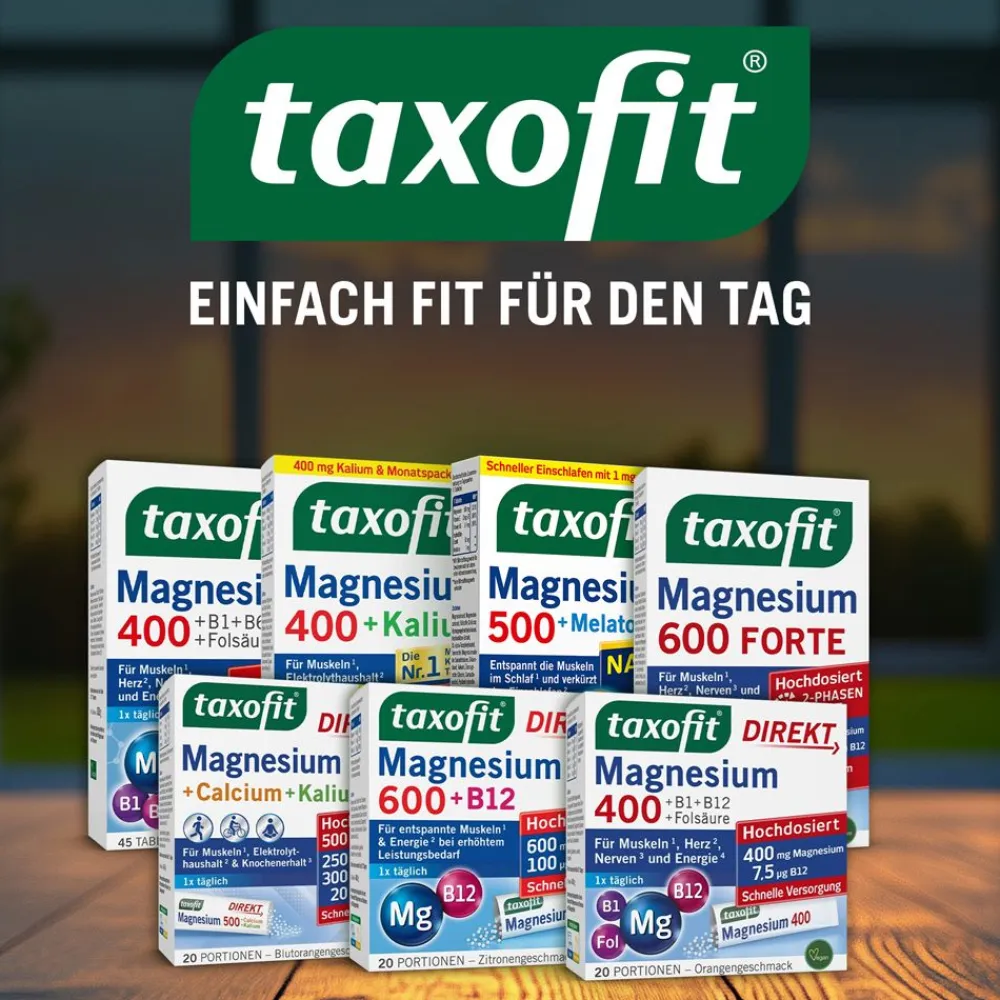 ® Magnesium 500 Nacht + Melatonin|taxofit Clearance