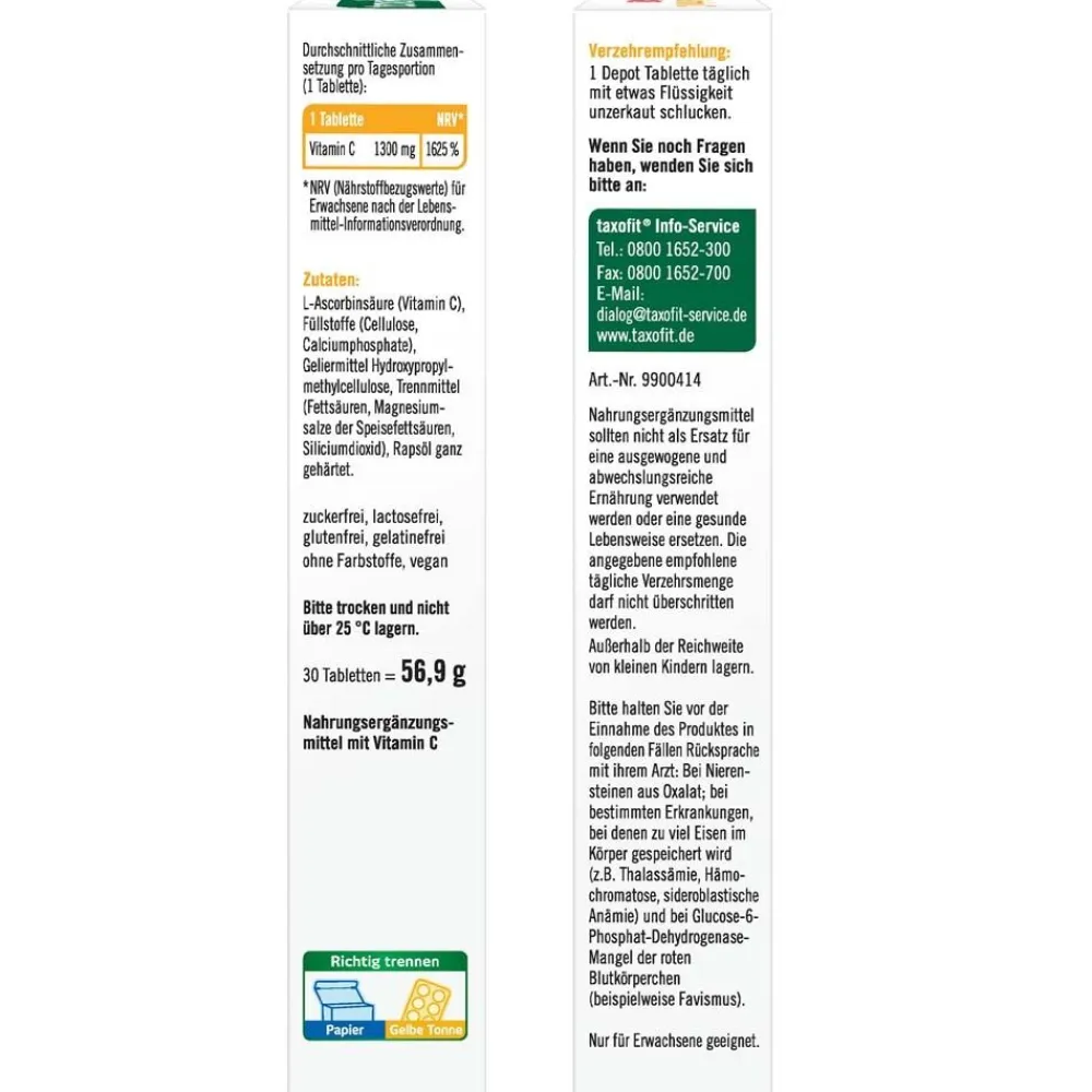 ® Vitamin C 1300>taxofit Best