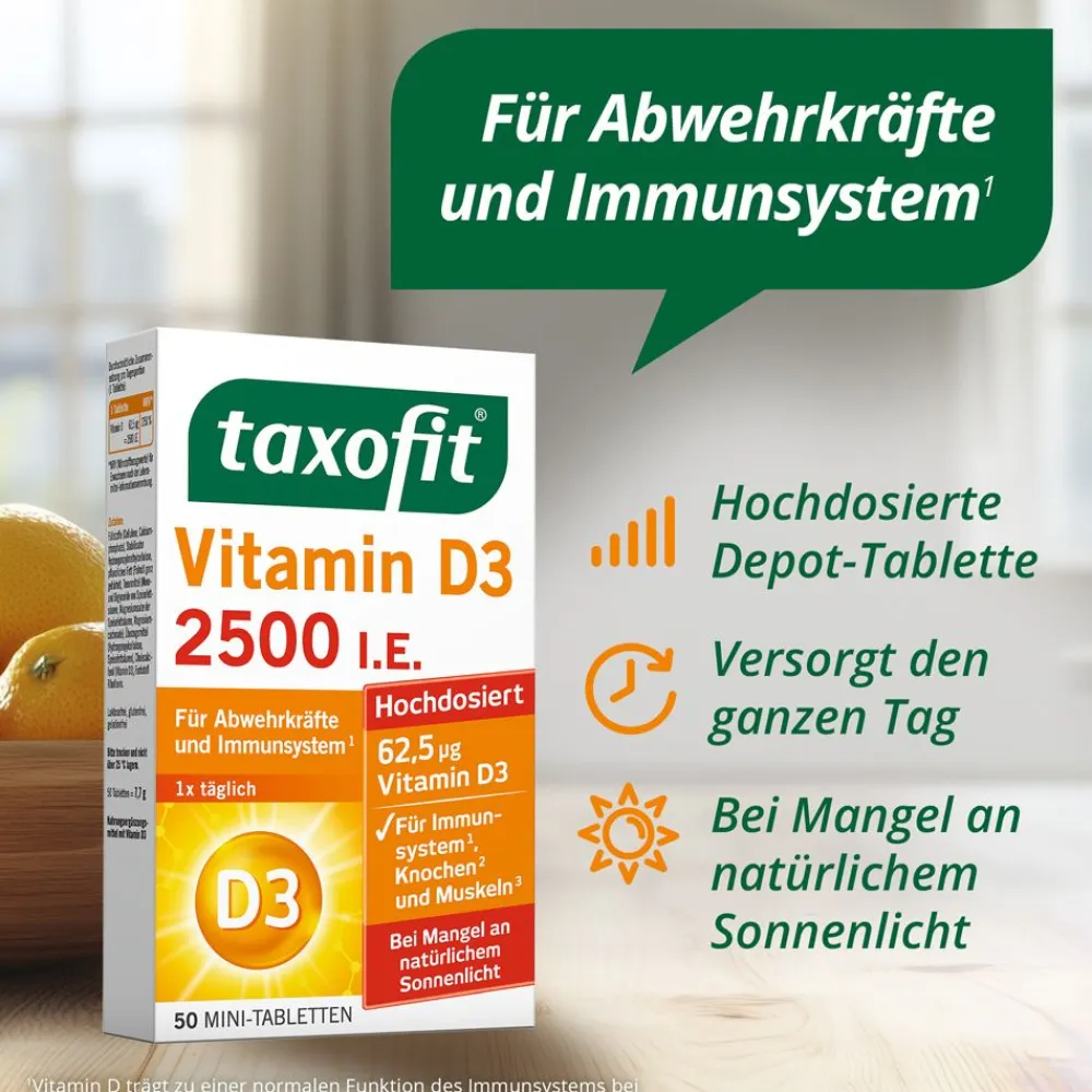 ® Vitamin D3 2500 I.E.>taxofit Sale