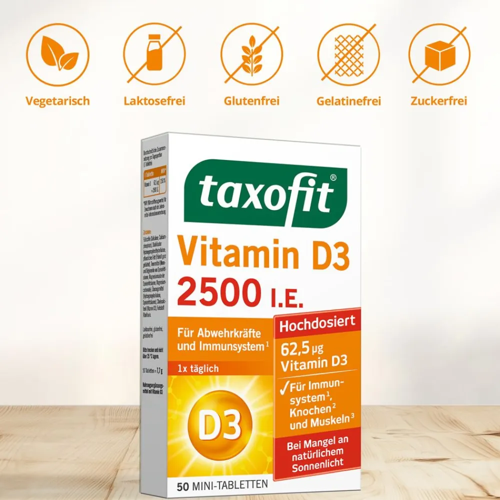 ® Vitamin D3 2500 I.E.>taxofit Sale