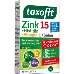 ® Zink 15 + Histidin + Vitamin C + Selen>taxofit Discount