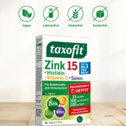 ® Zink 15 + Histidin + Vitamin C + Selen><noscript><img width=