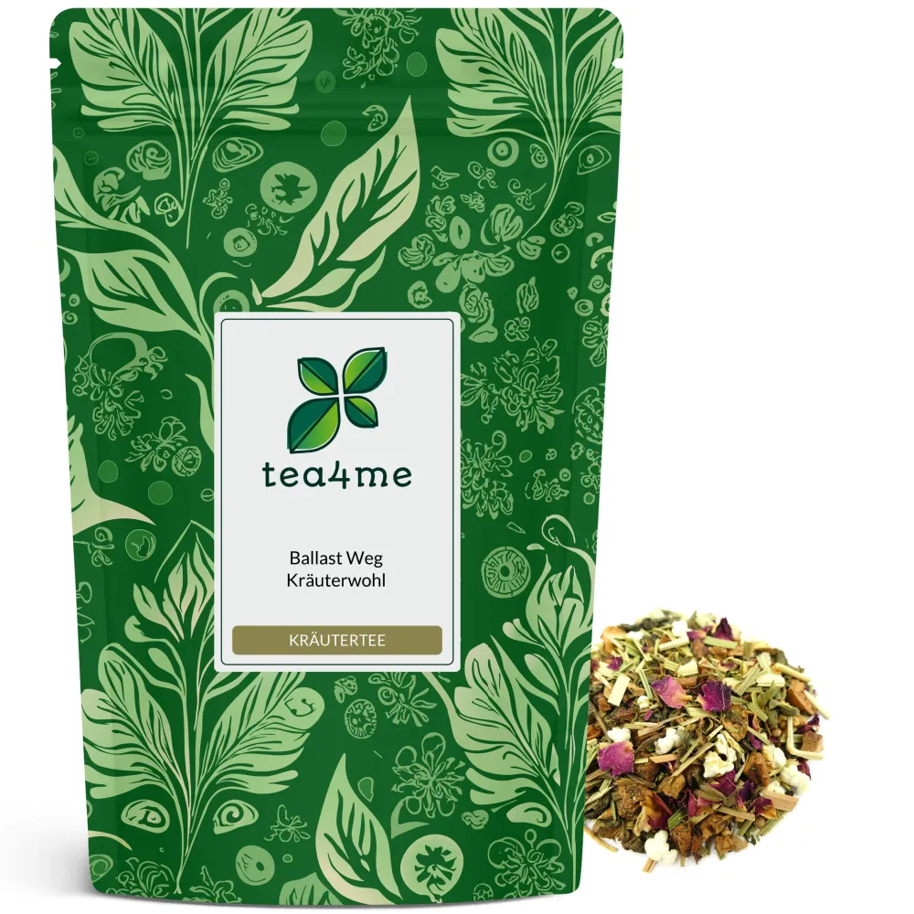 tea4me Ballast-Weg Kräuterwohl Kräutertee mit Ingwer-Zitrone-Geschmack> Sale