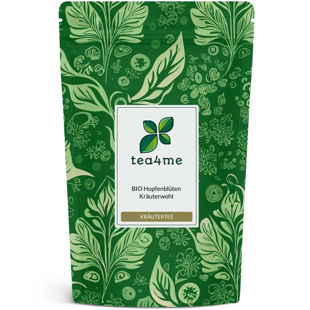 tea4me BIO Hopfenblüten (Hopfenzapfen Tee) Kräuterwohl> Online