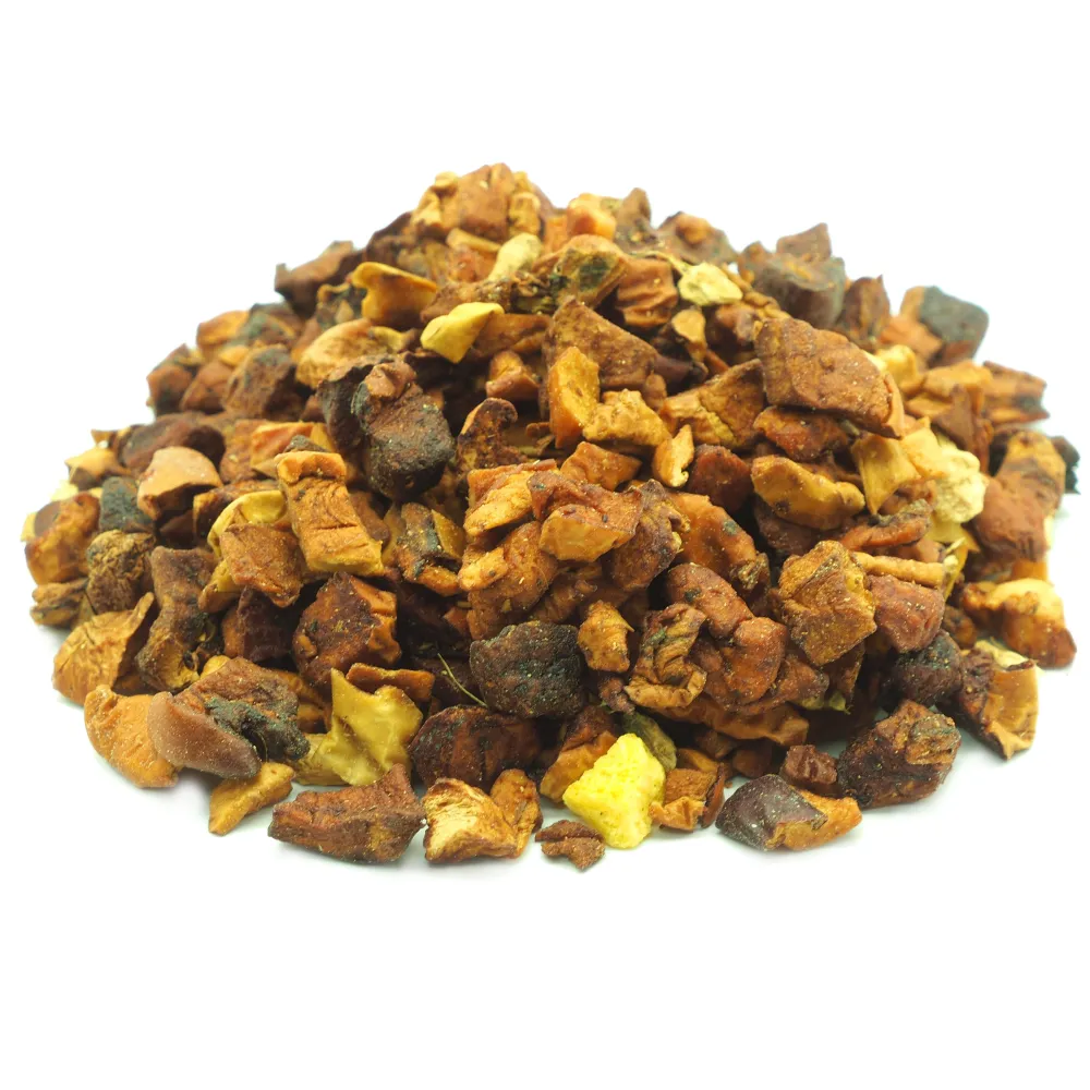tea4me Orientalischer Apfeltee mit Ingwer Früchtetee mit Ingwer-Orange-Geschmack| Hot