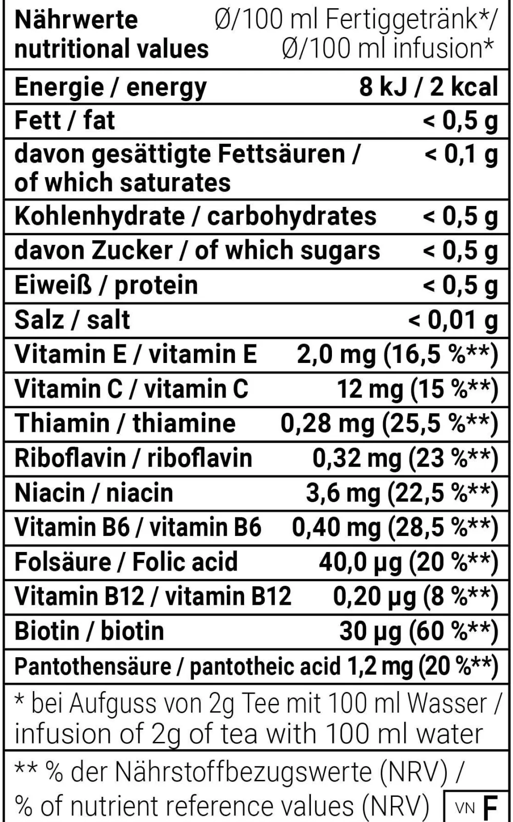 tea4me Rooibos Kiwi Granatapfel Multivitamin mit Kiwi-Granatapfel-Geschmack> Hot