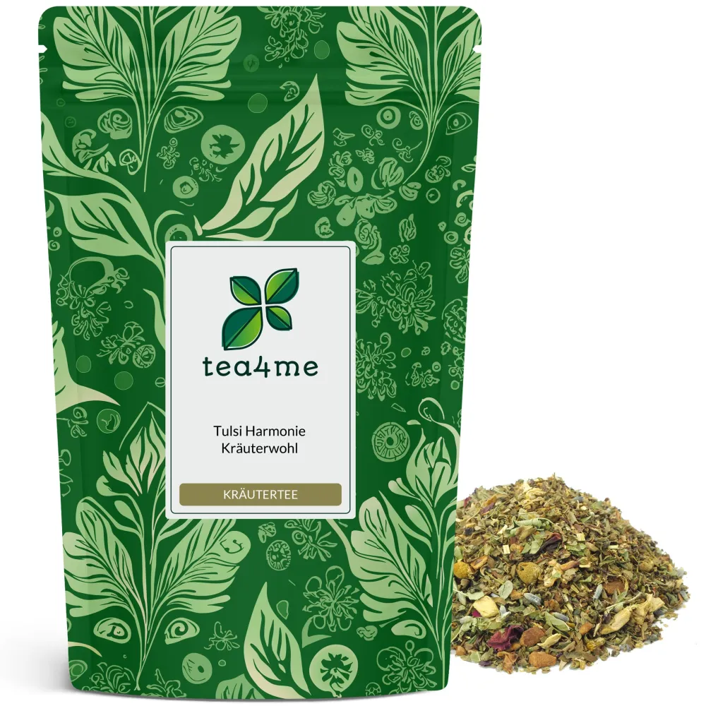 tea4me Tulsi Harmonie Kräuterwohl Kräutertee mit Pfirsich-Geschmack> Best