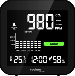 techno line CO₂-Messgerät WL 1025> Hot