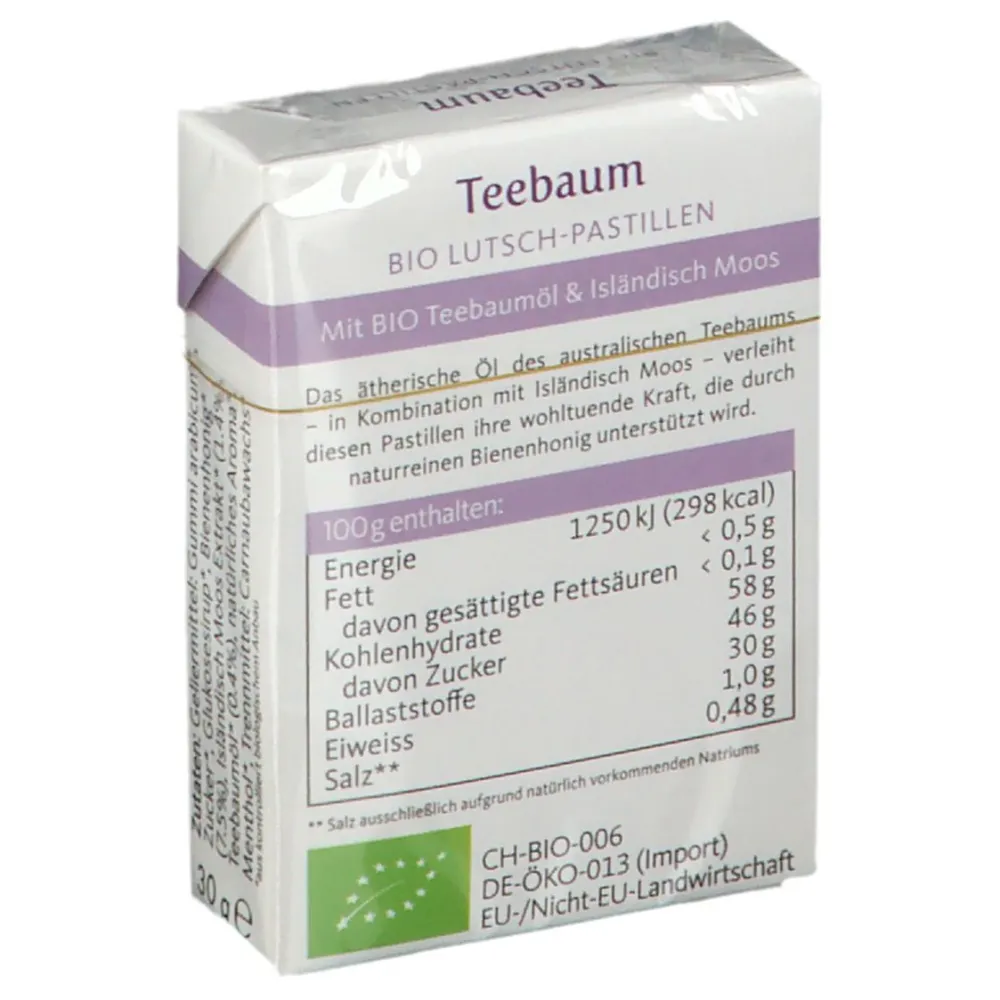 Teebaum-Pastillen BIO>Taoasis