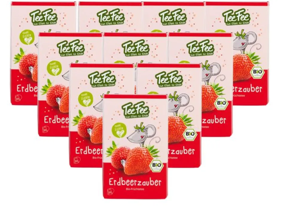 TeeFee - Erdbeerzauber Bio Früchtetee Kindertee| New