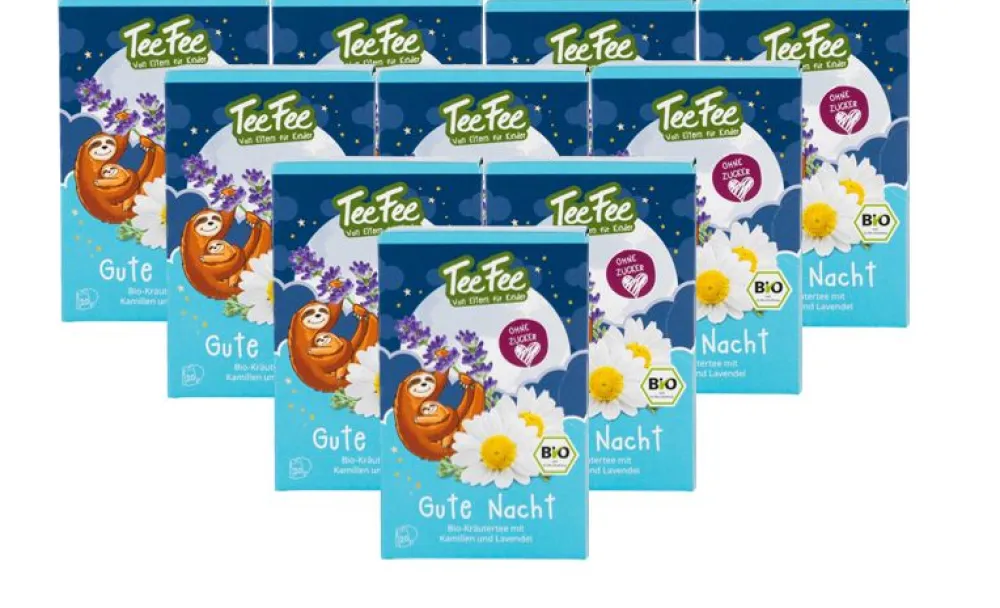 TeeFee - Gute Nacht Bio Kräutertee mit Kamille Kindertee| Online