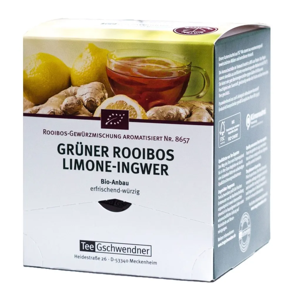Rooibos Limone-Ingwer Bio>TeeGschwendner Hot