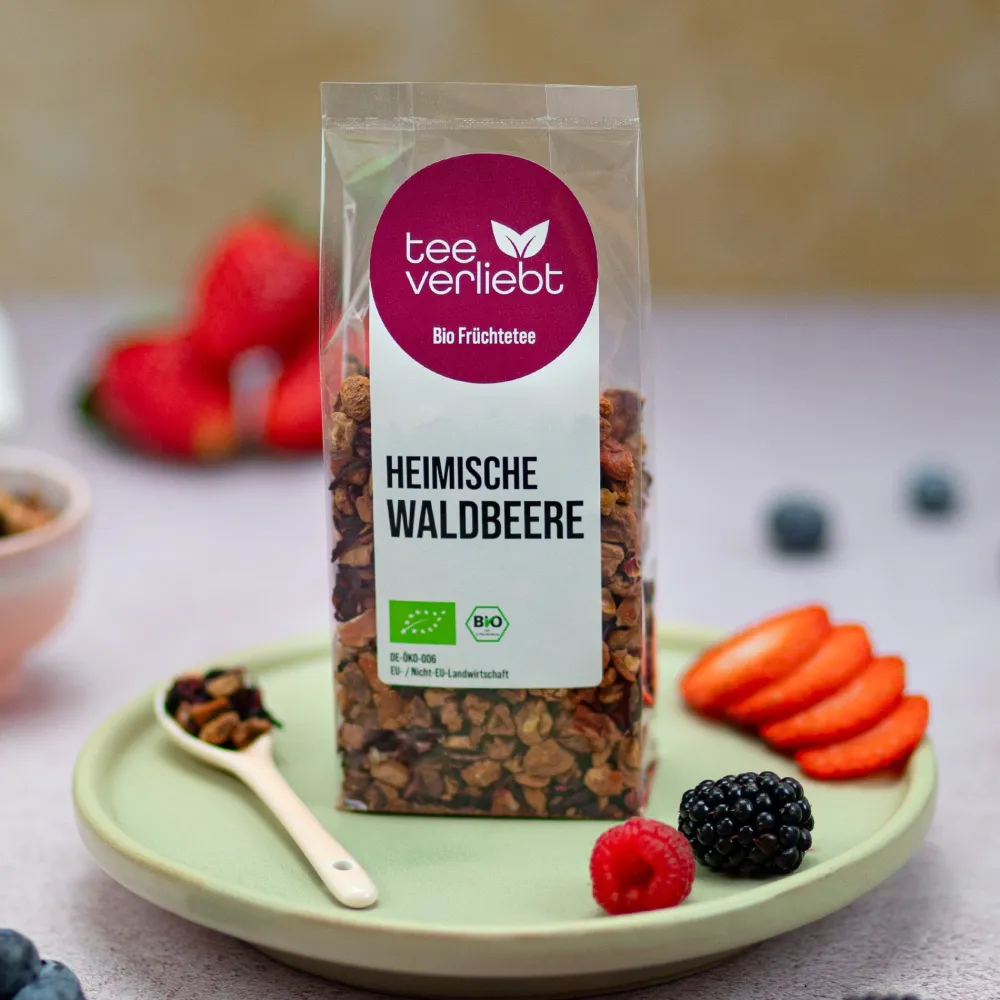 teeverliebt - Heimische Waldbeere Bio loser Früchtetee> Hot