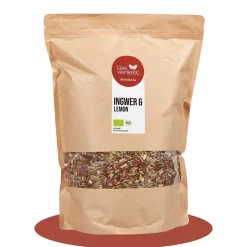 teeverliebt - Ingwer & Lemon Bio loser Rooibostee Großpackung | Aromatischer Rooibos> Outlet