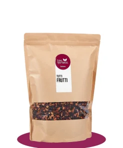 teeverliebt - Tutti Frutti loser Früchtetee Großpackung I Vielfältig mit Waldbeeren & Aprikosen>
