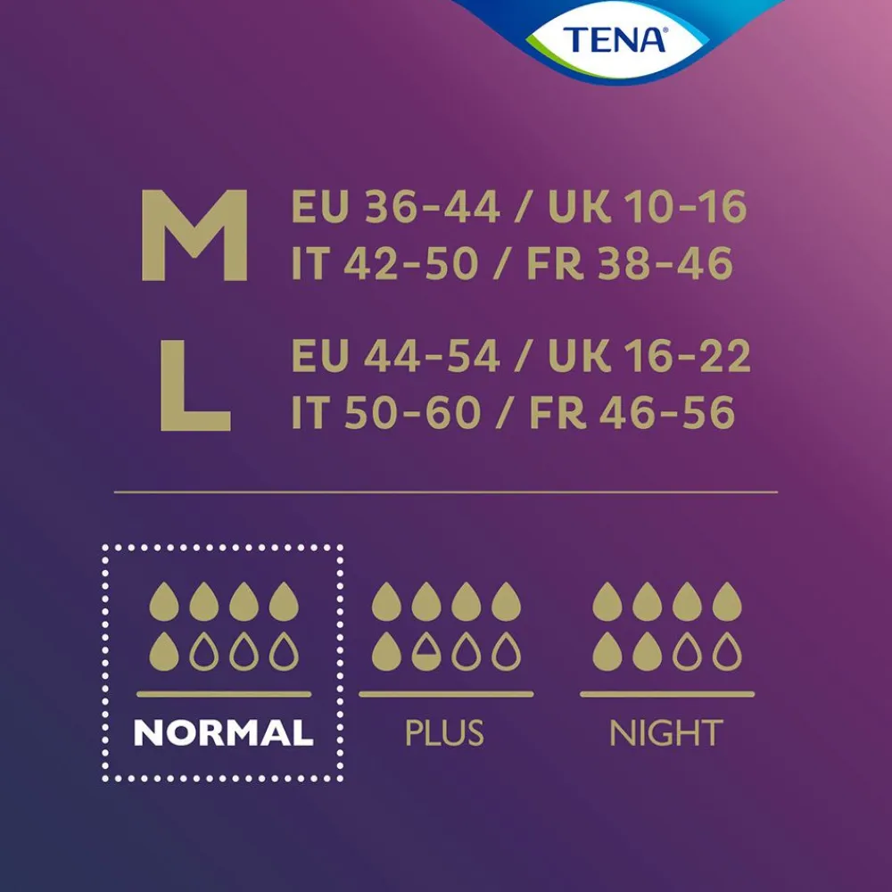 TENA Silhouette Normal Noir L Inkontinenz Pants> Best