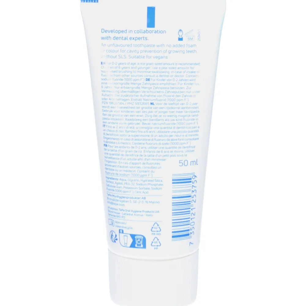 TePe® Daily Baby Zahnpasta für Babys ab dem ersten Zahn 1000 ppm Fluorid> Online