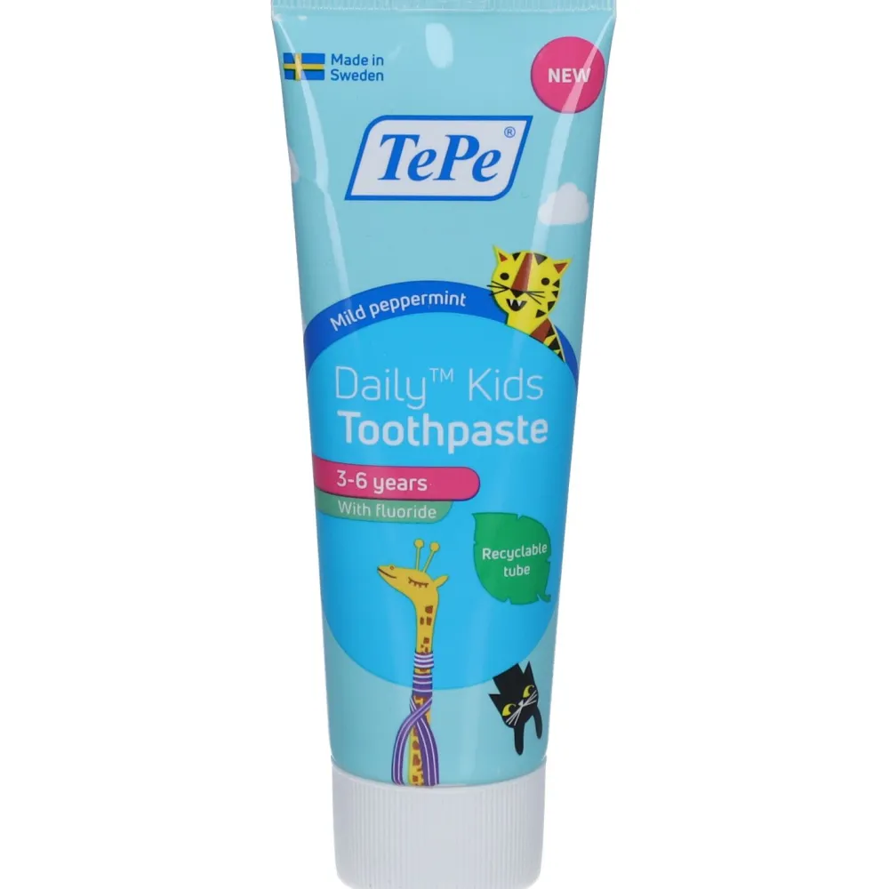 TePe® Daily Kids Zahnpasta für Kinder 3–6 Jahre mit 1000 ppm Fluorid> Outlet