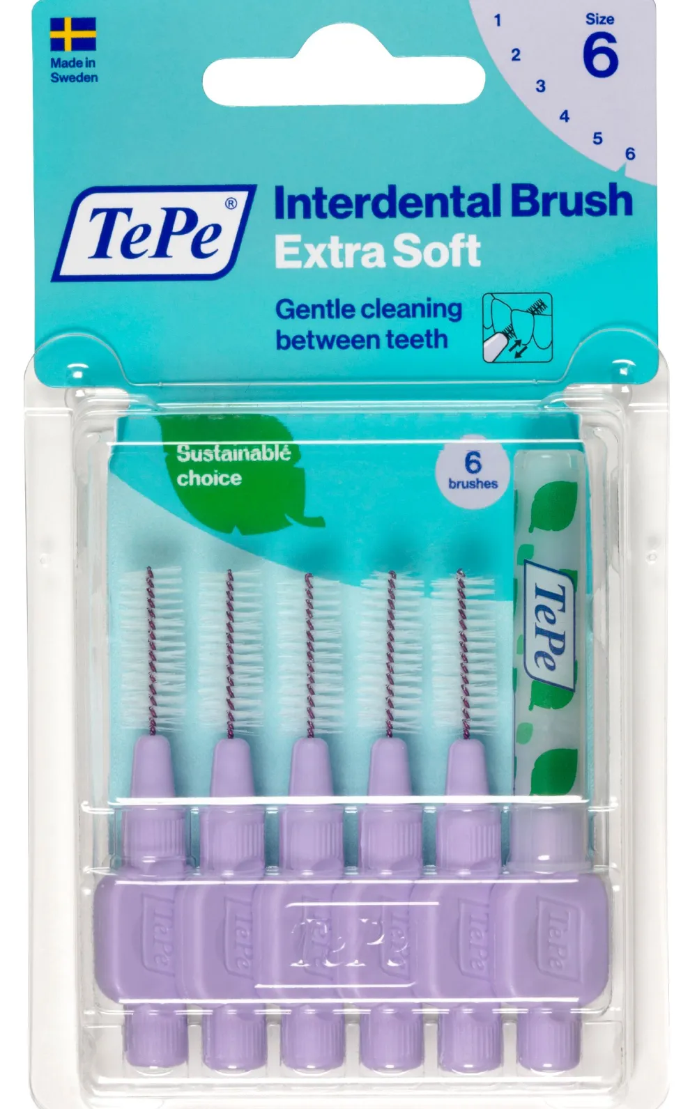 ® Interdentalbürste Extra Soft 1,1 - 2,0 mm lila|TePe Outlet