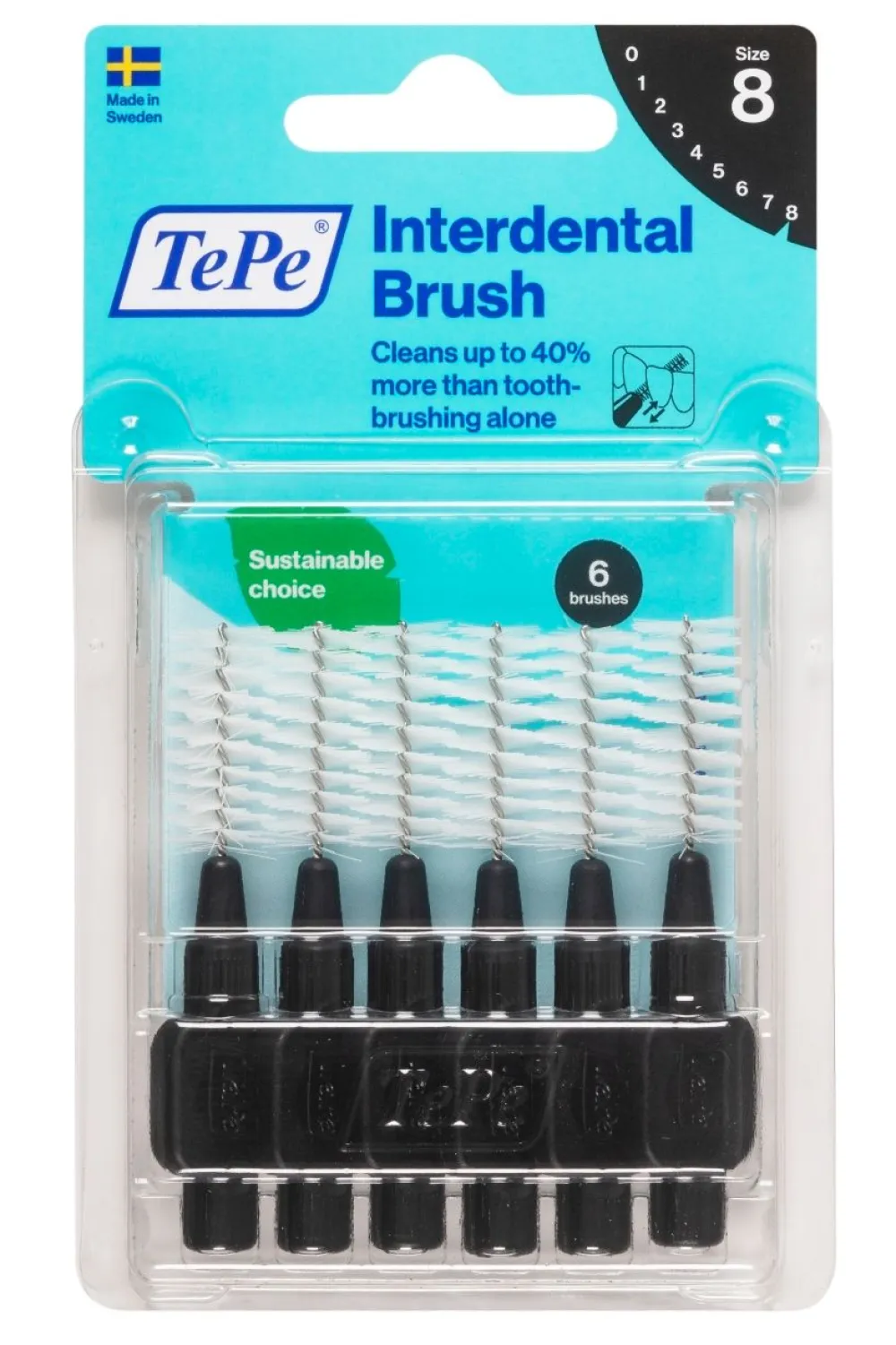 Interdentalbürste 1,5 - 3,4 mm schwarz>TePe Clearance