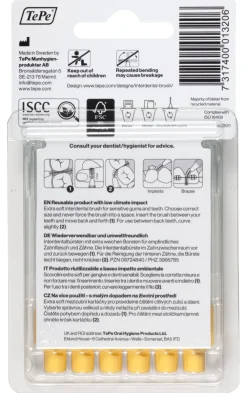 Interdentalbürsten Extra Soft 0,7 - 1,3 mm gelb>TePe Clearance