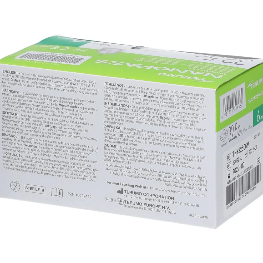 ® NANOPASS® 32.5G 0,22 x 6 mm|TERUMO Discount