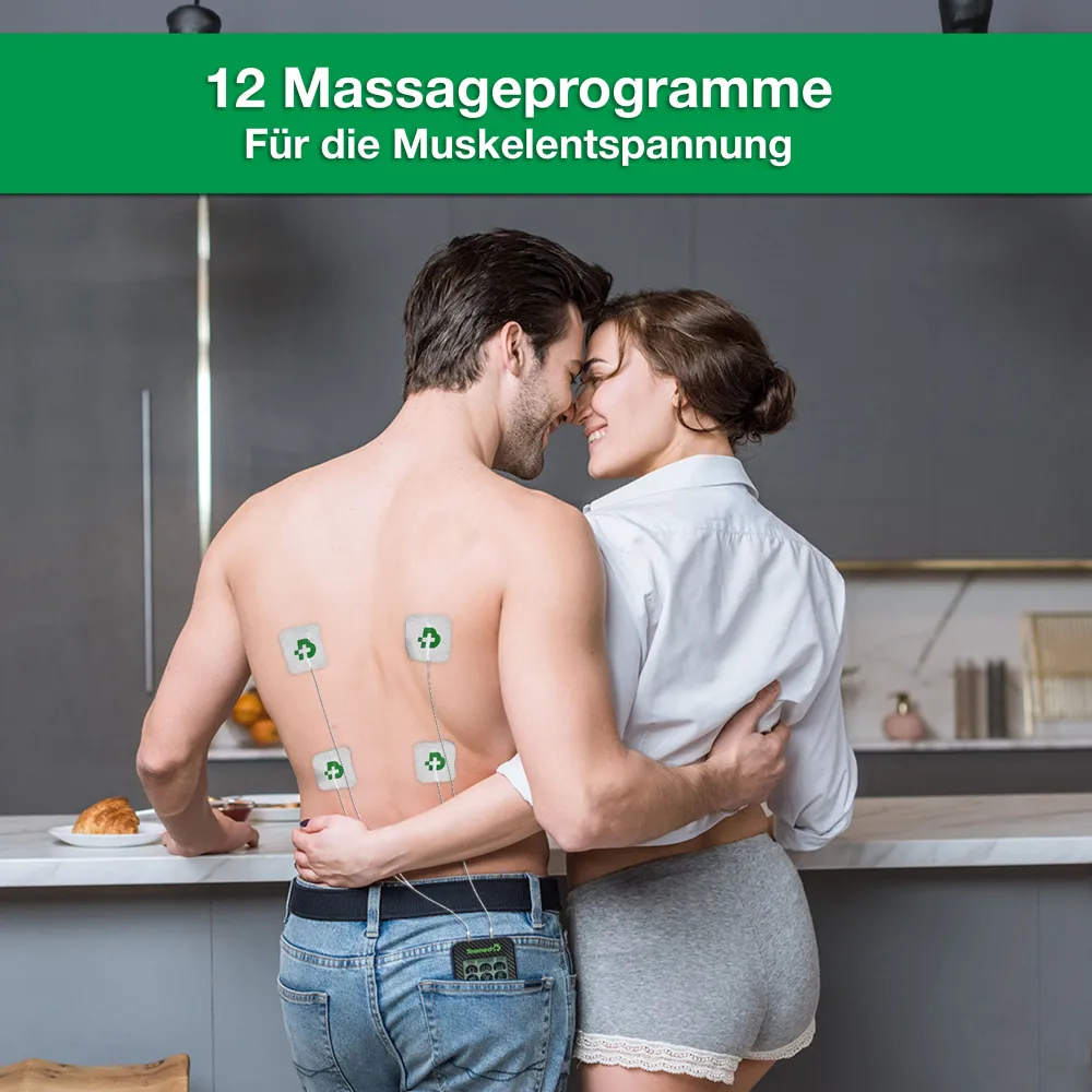 TESMED Trio 6.5: Wiederaufladbarer Muskel-Elektrostimulator-36 Programme, tens, Schmerztherapie| Discount