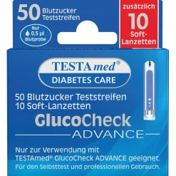 ® GlucoCheck Advance Teststreifen|TESTAmed New