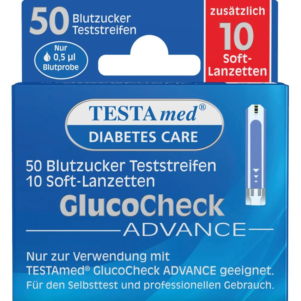® GlucoCheck Advance Teststreifen|TESTAmed New