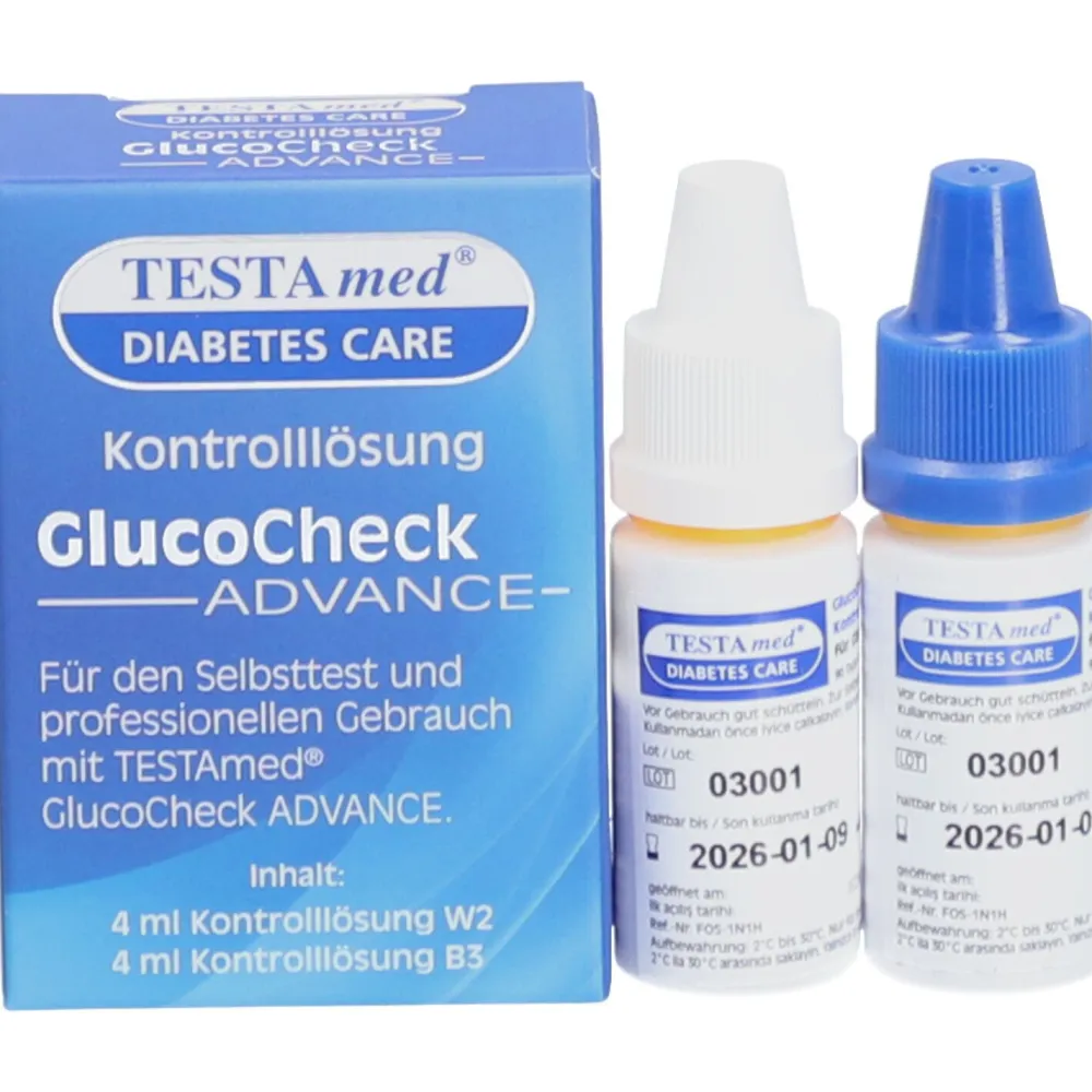 GlucoCheck Advance Kontrolllösung>TESTAmed