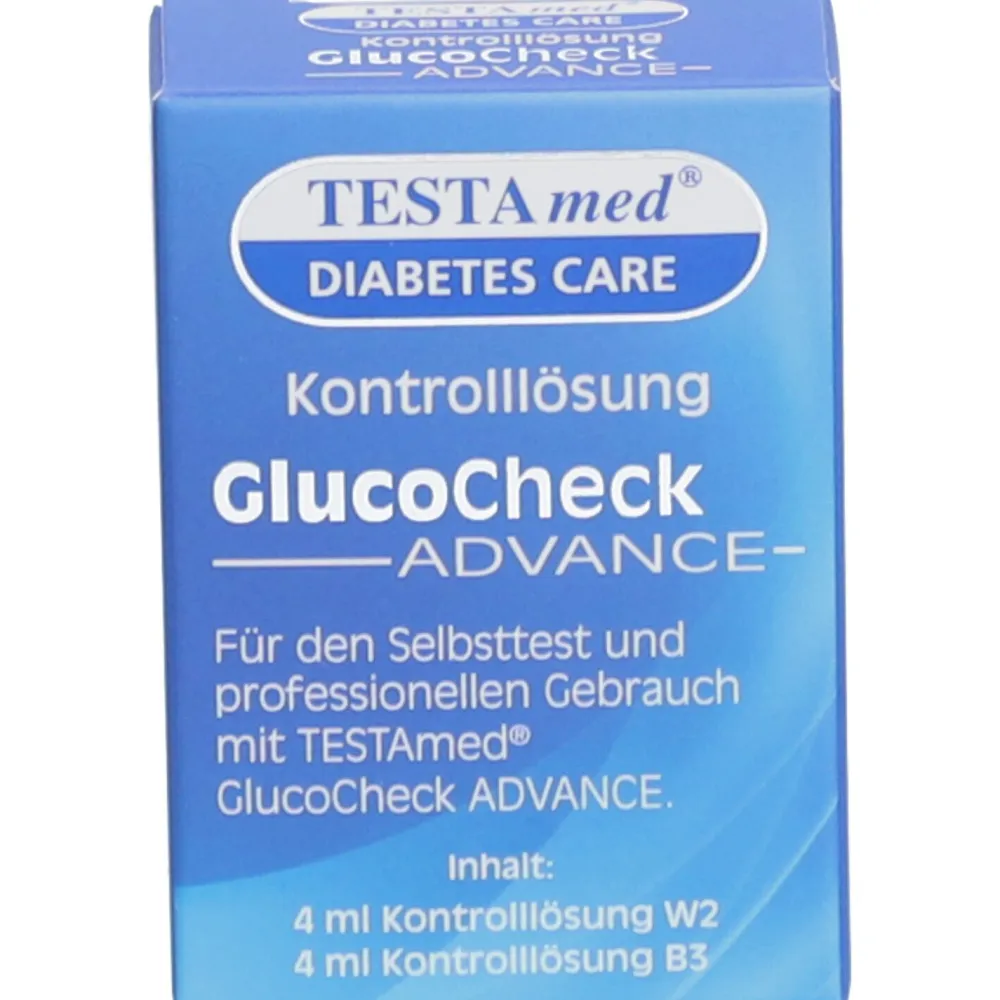GlucoCheck Advance Kontrolllösung>TESTAmed