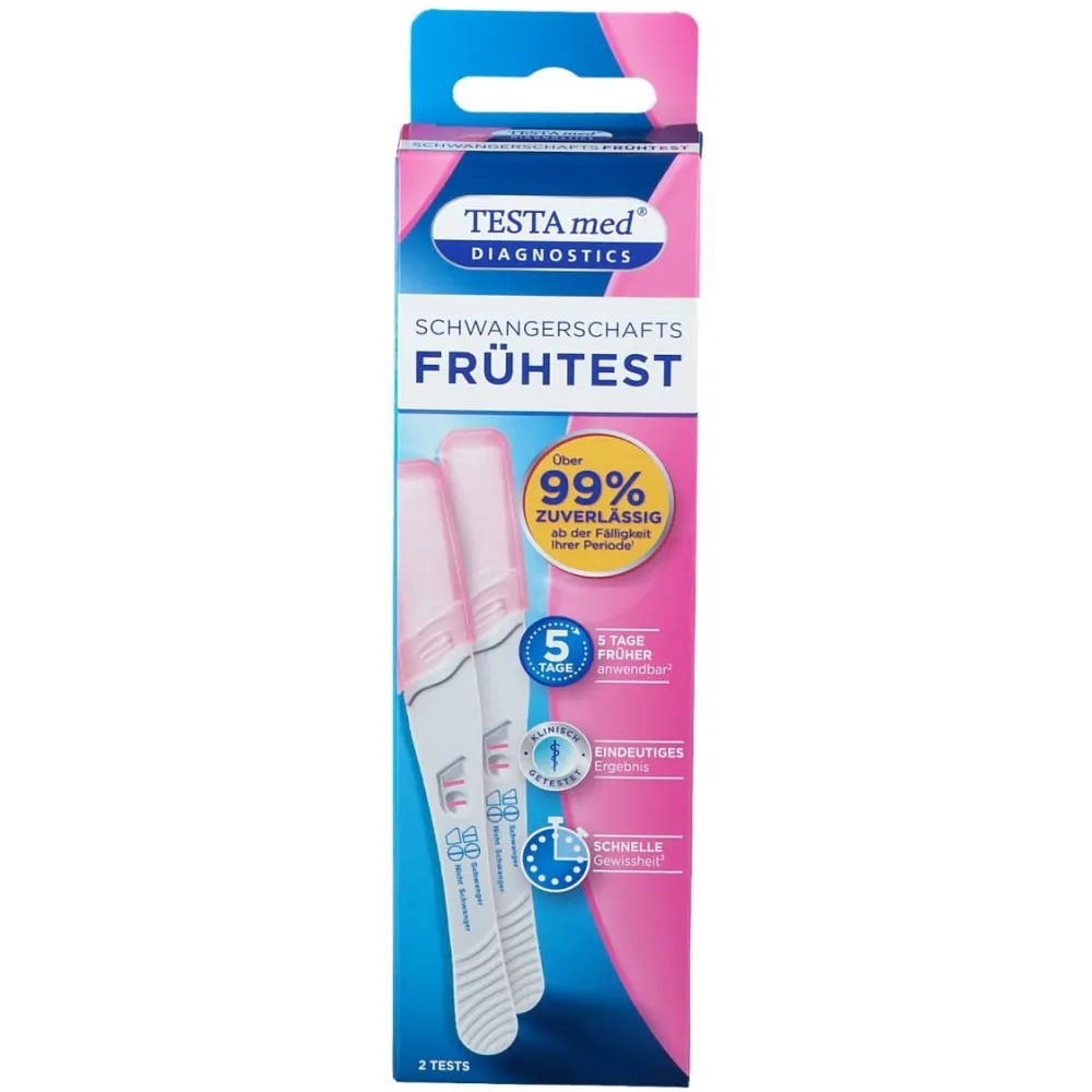 ® SchwangerschaftsFRÜHTEST Sensitive|TESTAmed Outlet