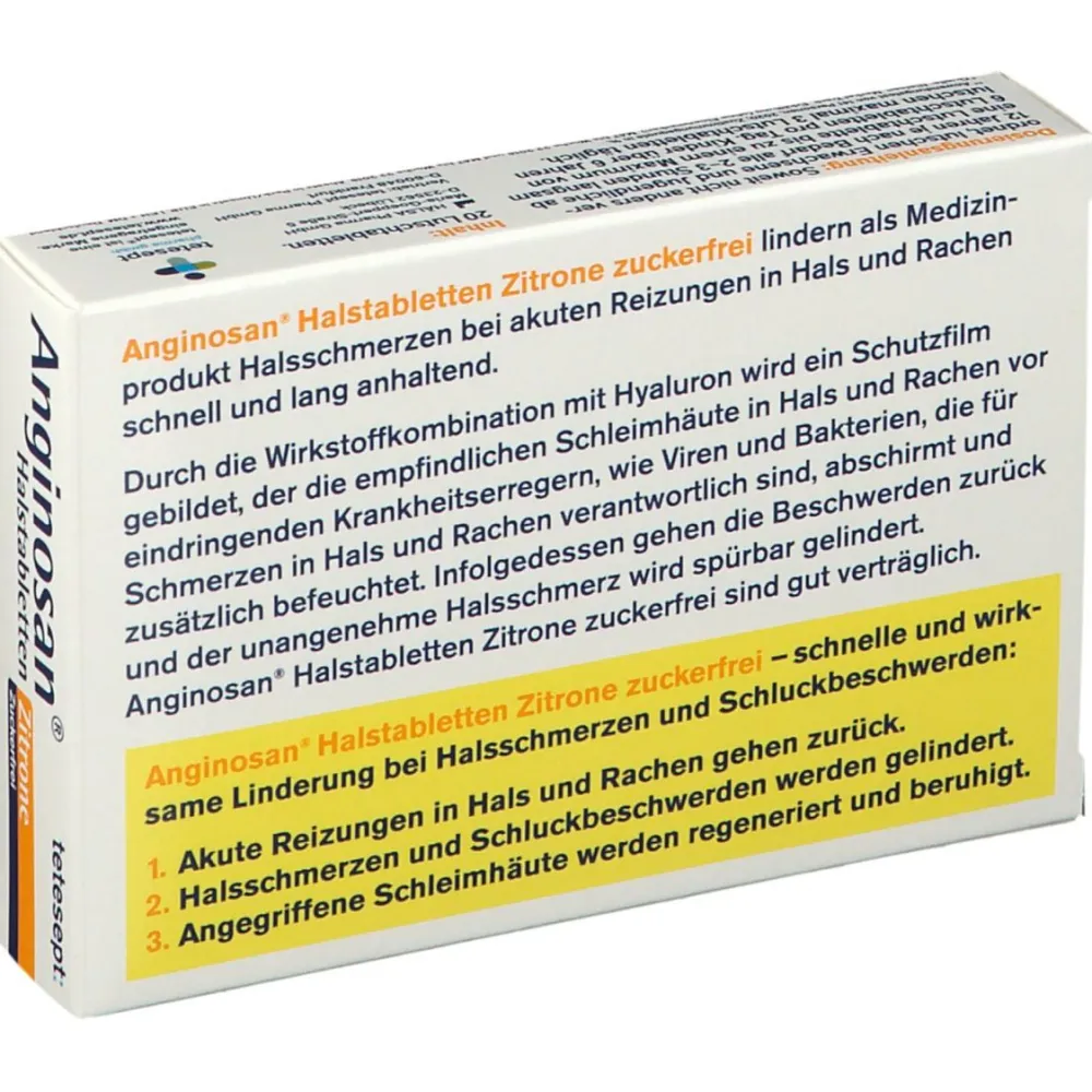 ® Anginosan Halstabletten Zitrone>tetesept Outlet