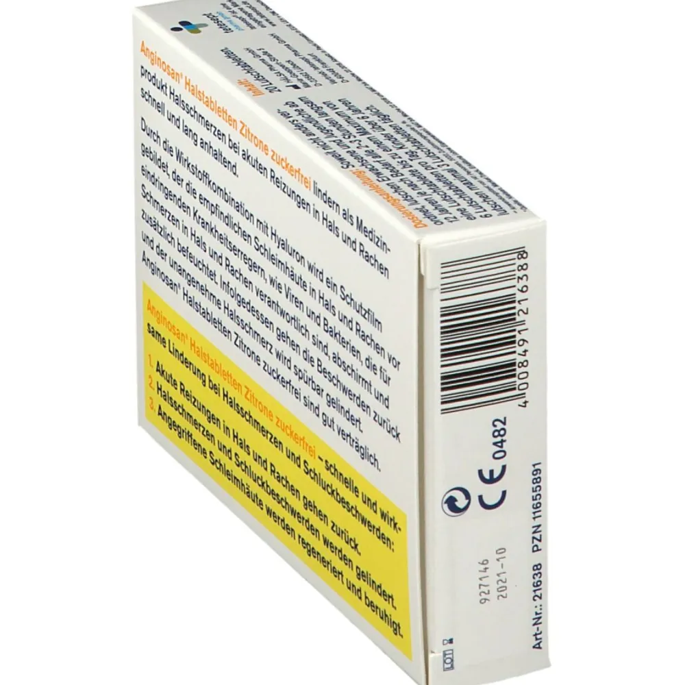 ® Anginosan Halstabletten Zitrone>tetesept Outlet