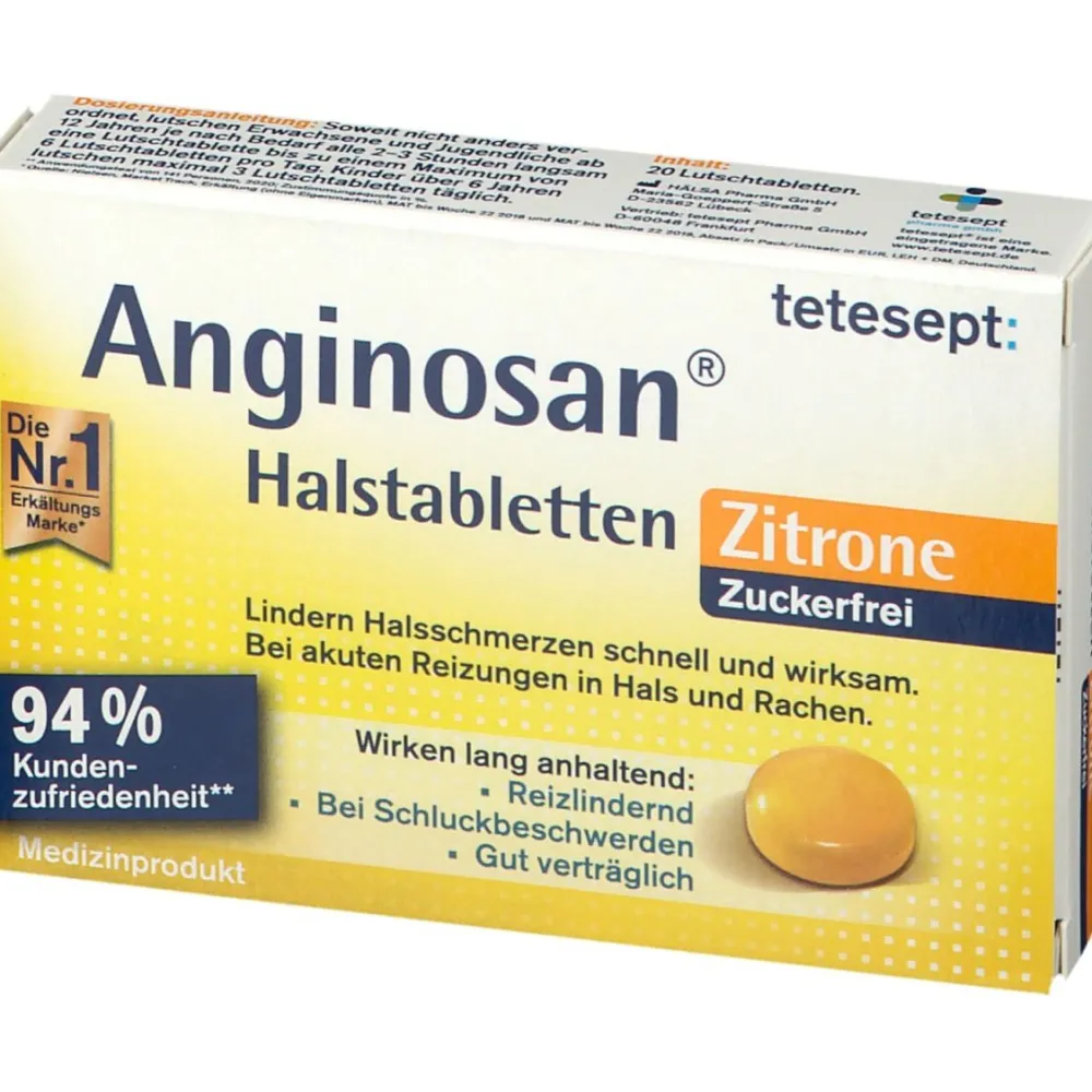 ® Anginosan Halstabletten Zitrone>tetesept Outlet