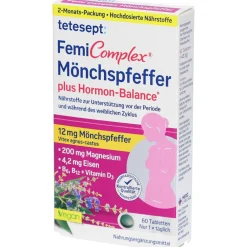 tetesept FemiComplex® Mönchspfeffer plus Hormon-Balance| New