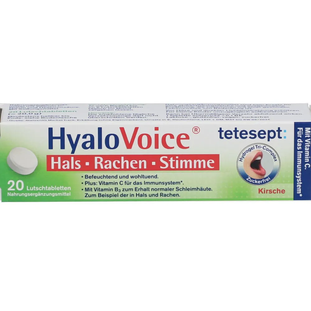 tetesept HyaloVoice® Lutschtabletten| Clearance