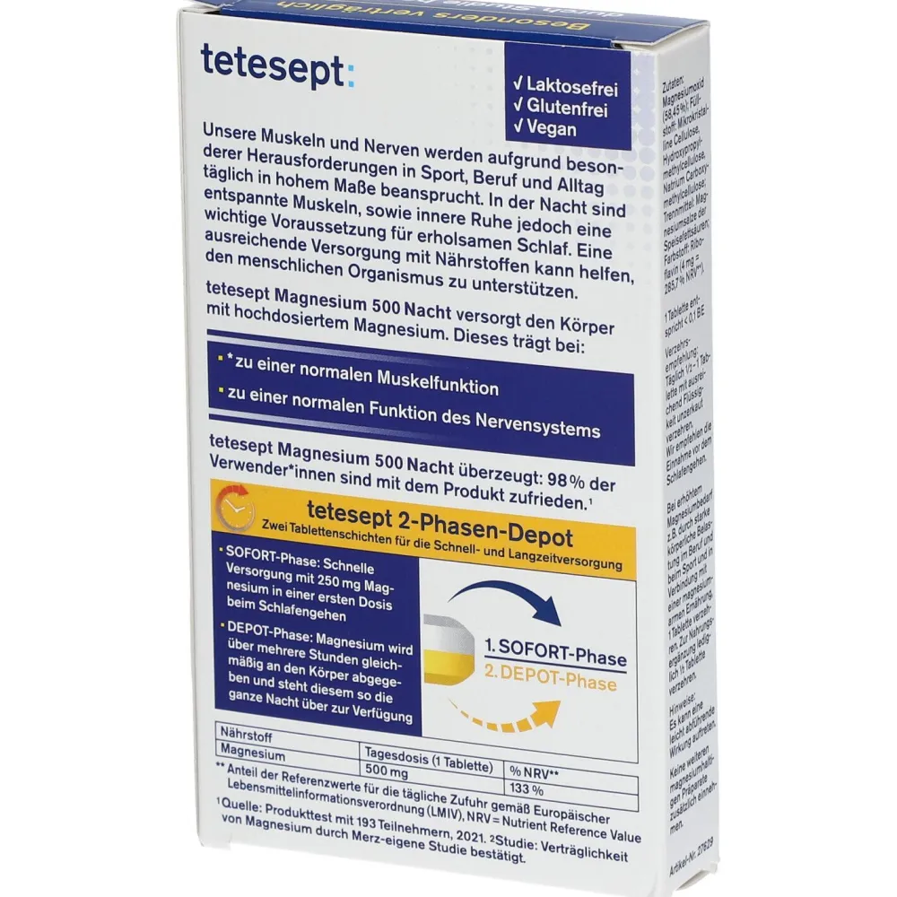 ® Magnesium 500 Nacht|tetesept New