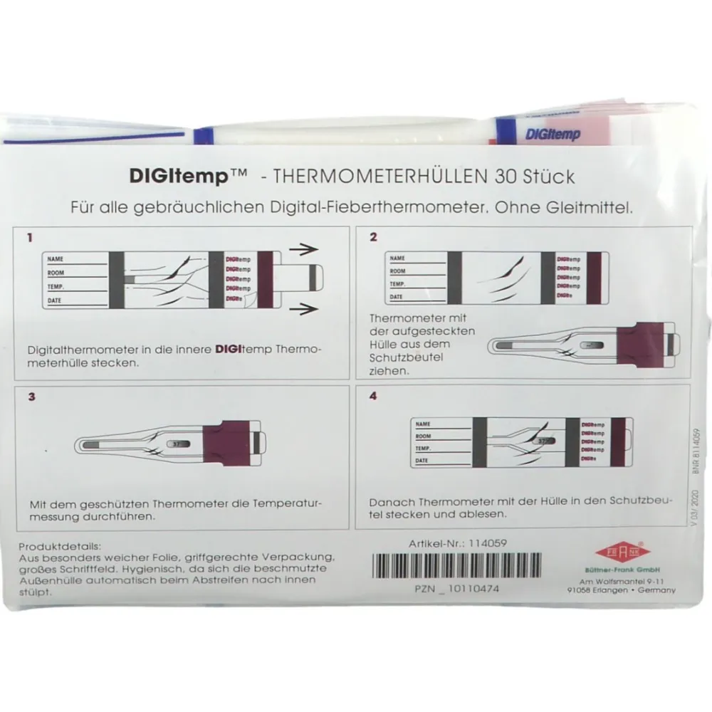 Thermometer Hüllen digital ohne Gleitmittel> Clearance