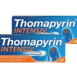 Thomapyrin INTENSIV 2x 20Stk. I starke Hilfe bei Kopfschmerzen und Migräne| New