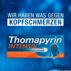 Thomapyrin INTENSIV 2x 20Stk. I starke Hilfe bei Kopfschmerzen und Migräne| New