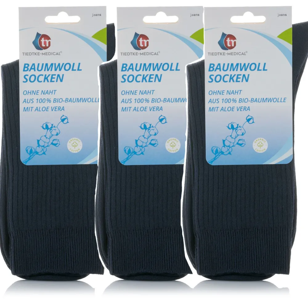 Tiedtke-Medical Diabetiker Biobaumwollsocken Aloe Vera|