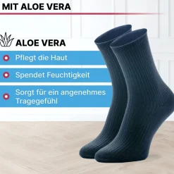 Tiedtke-Medical Diabetiker Biobaumwollsocken Aloe Vera|