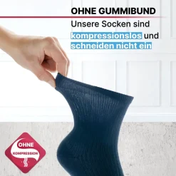 Tiedtke-Medical Diabetiker Biobaumwollsocken Aloe Vera|