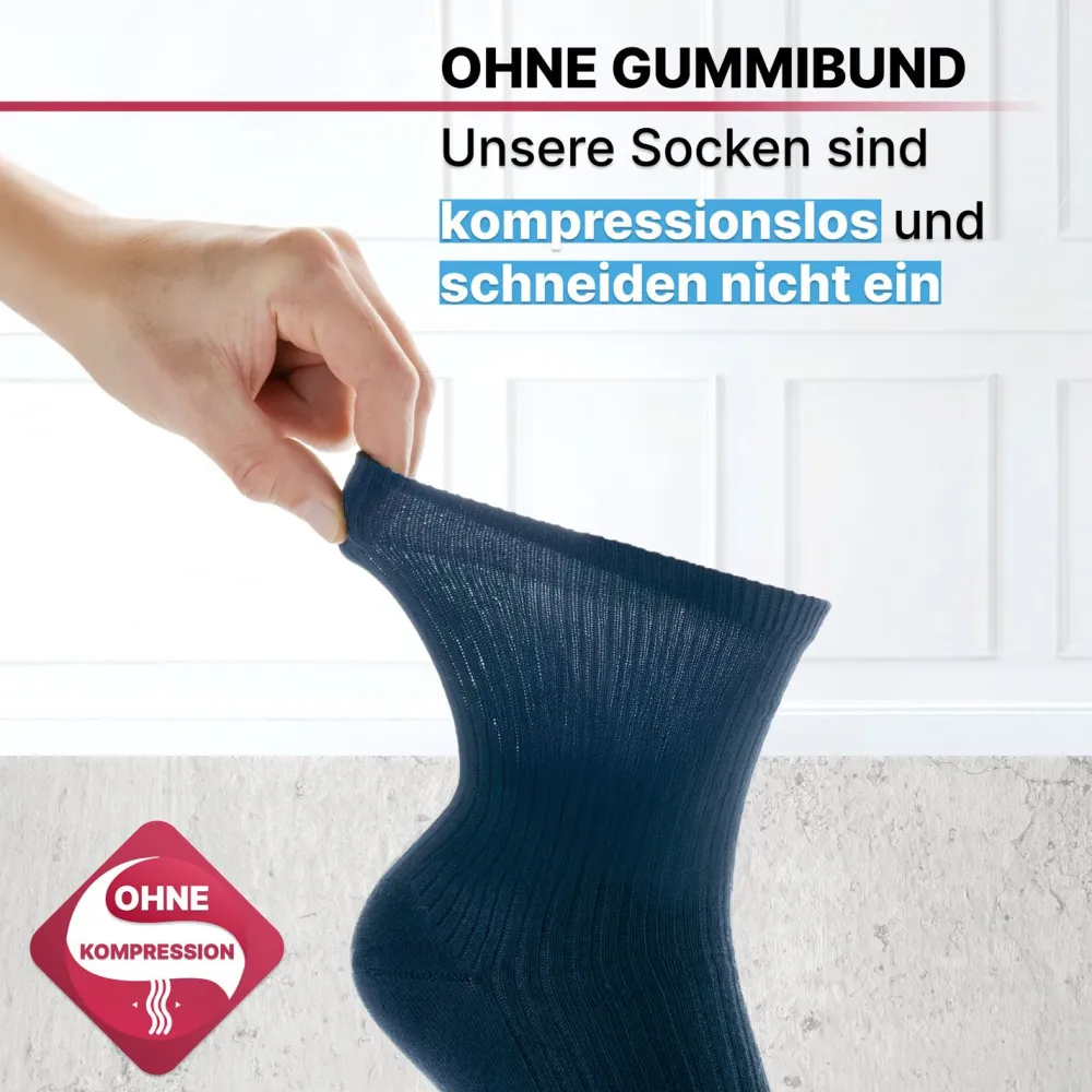 Tiedtke-Medical Diabetiker Biobaumwollsocken Aloe Vera|