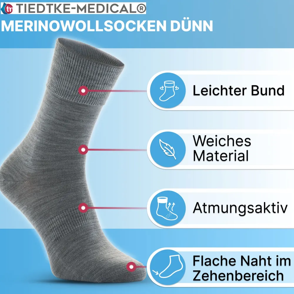 Tiedtke-Medical Merinowollsocken| Online
