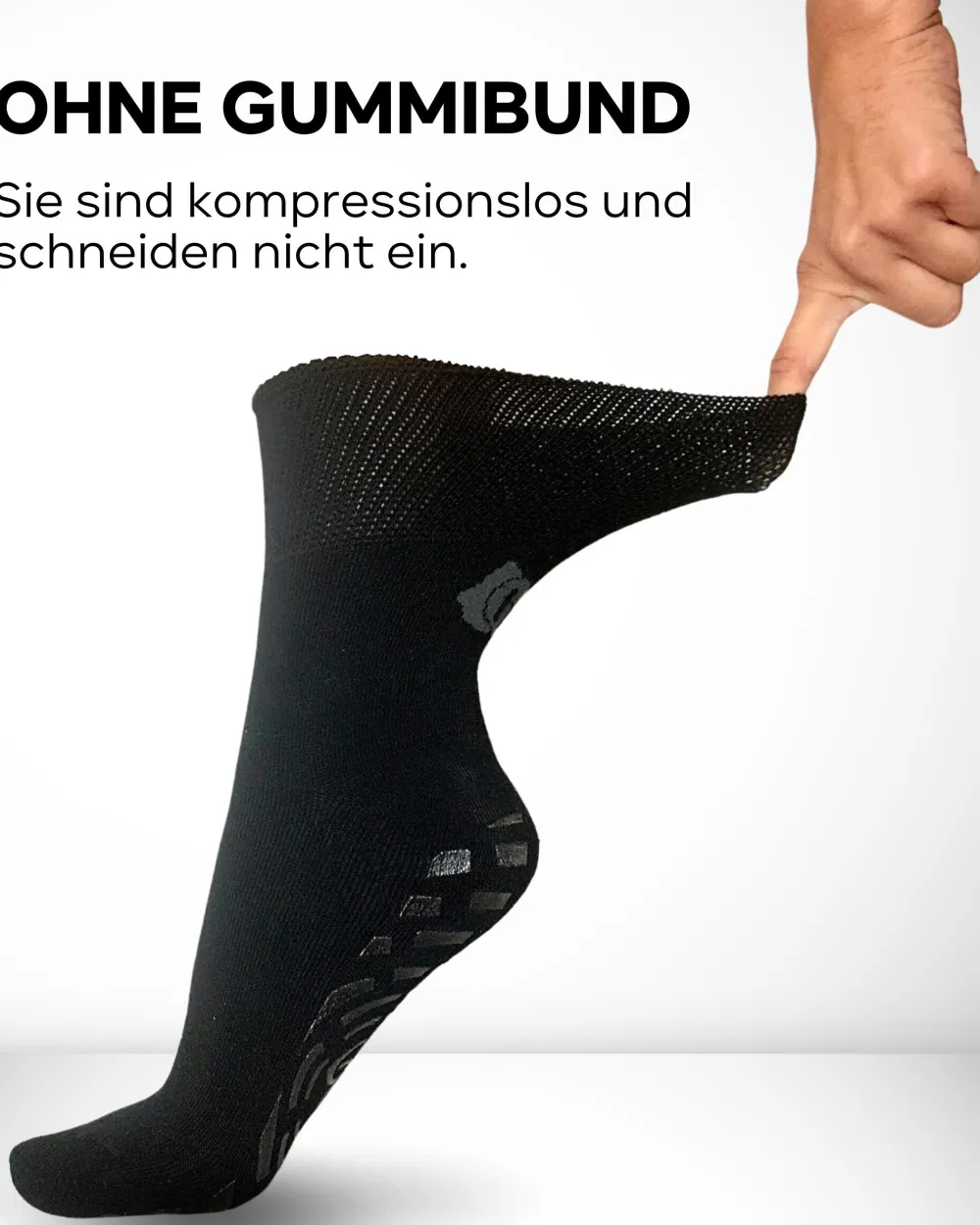 Tiedtke-Medical Stoppersocken für Diabetiker extra weit o. Gummibund> Clearance
