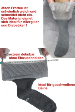 Tiedtke-Medical Ultraflex Frottee Diabetikersocken extra weiter Bund><noscript><img width=