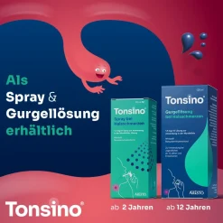 Tonsino® Gurgellösung bei Halsschmerzen|